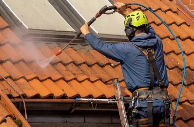 Démoussage et hydrofuge de toiture à Cry